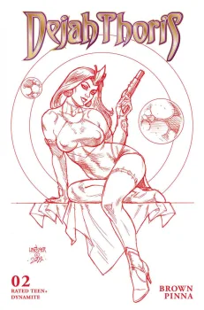 Cover of Cover R Joseph Michael Linsner Incentive Red Line Art Variant (1:10)