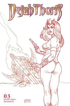 Cover of Cover R Joseph Michael Linsner Red Line Art Variant