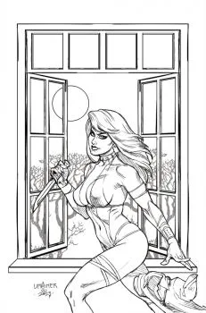 Cover of Cover I Joseph Michael Linsner Incentive Line Art (1:20)