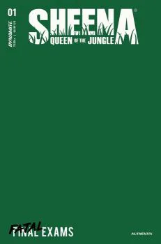 Cover of Cover O Green Blank Authentix Variant
