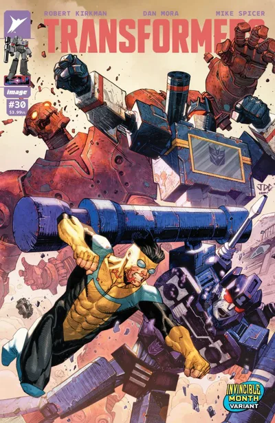 Cover of Josh Cassara Invincible Team-Up Variant