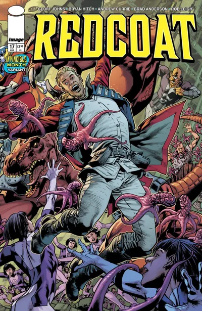 Cover of CVR D Bryan Hitch & Brad Anderson Invincible Team Up Wraparound Var