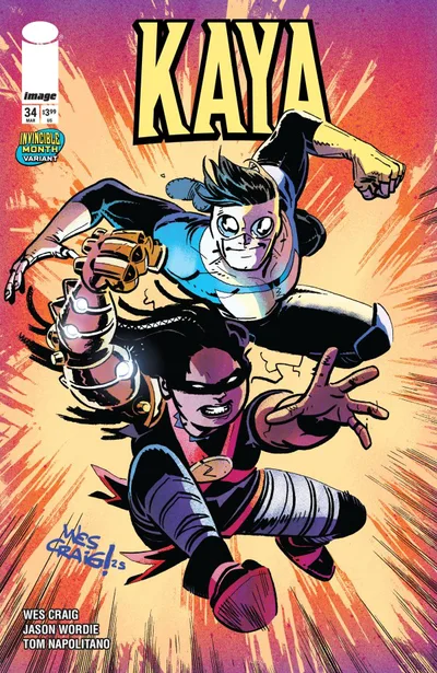 Cover of Cover C Wes Craig Invincible Team-Up Variant