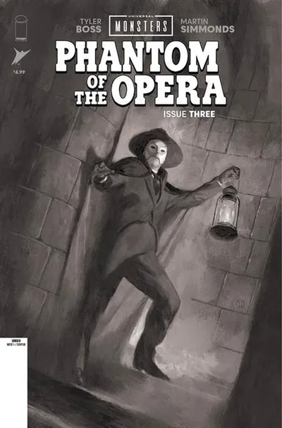 Cover of (Of 4) CVR D Inc 1:25 Julian Totino Tedesco B&W Classic Horror Var
