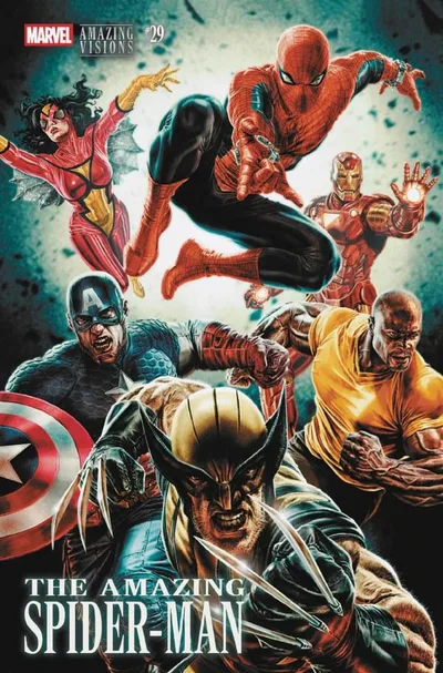 Cover of Lee Bermejo Amazing Visions Variant