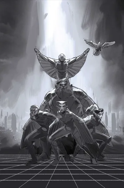 Cover of Cover M 1:30 Marco Failla Black & White Virgin Variant