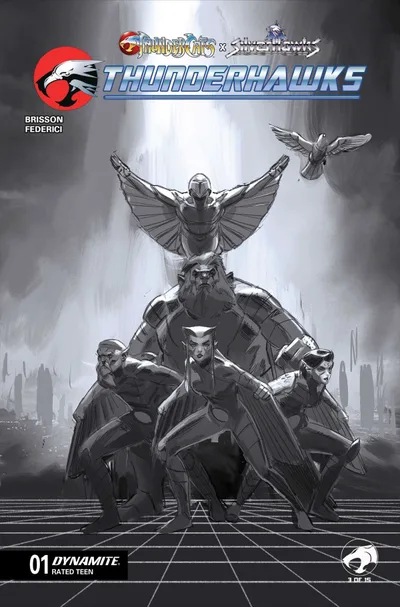 Cover of Cover J 1:15 Marco Failla Black & White Variant