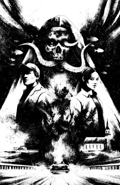Cover of Cover E 1:20 Maan House Black & White Variant