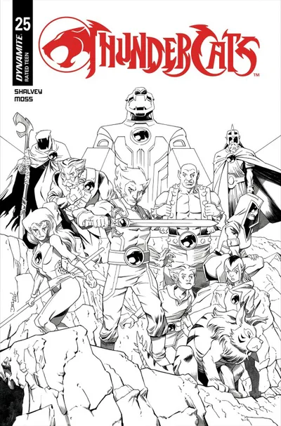 Cover of Cover L Declan Shalvey Black & White Variant
