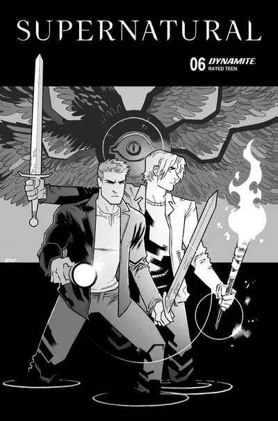 Cover of Cover K John Amor Black & White Variant