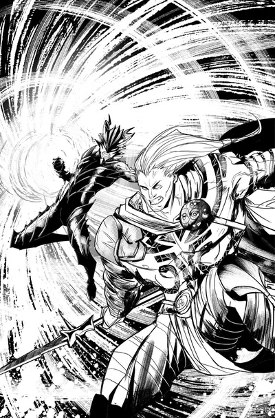 Cover of Cover C 1:15 Patrick Mulholland Black & White Variant