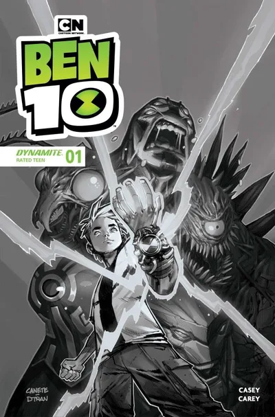 Cover of Cover J 1:10 Eric Canete Black & White Variant