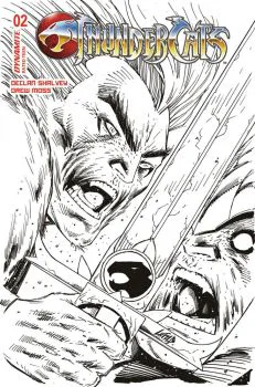 Cover of Rob Liefeld Incentive B&W Variant