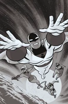 Cover of Cover Q Frank Cho Incentive B&W Virgin Variant (1:30)