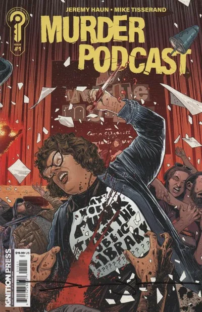 Cover of Jeremy Haun Murder Podcast Killer Signing Spree Tour Variant