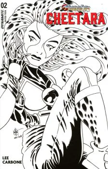 Cover of Ken Haeser Incentive Catwoman 1 Line Art Variant