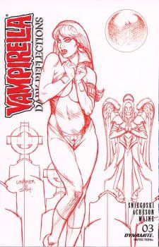 Cover of Cover R Joseph Michael Linsner Red Line Art Variant