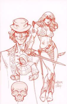 Cover of Cover X Joseph Michael Linsner Line Art Variant (1:10)