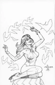 Cover of Cover K Joseph Michael Linsner Line Art Virgin Variant (1:20)