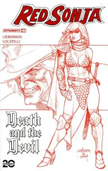 Cover of Cover L Joseph Micheal Linsner Red Line Art Variant