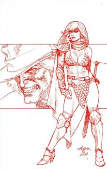Cover of Cover M Joseph Michael Linsner Line Art Virgin Variant