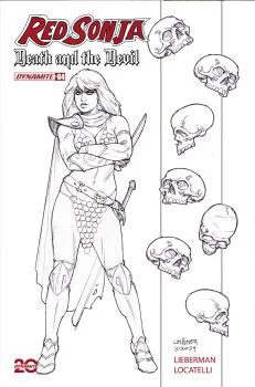 Cover of Cover H Joseph Michael Linsner Incentive Line Art Variant (1:15)