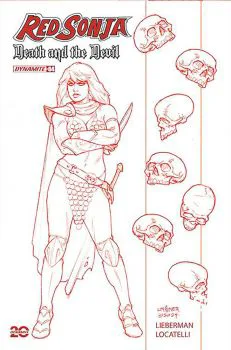 Cover of Cover L Joseph Michael Linsner Incentive Red Line Art Variant (1:10)