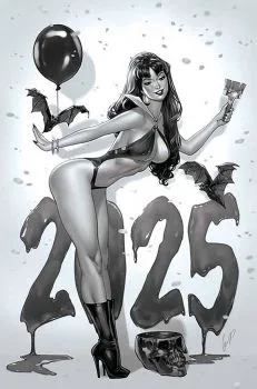 Cover of Cover Q Elias Chatzoudis Incentive B&W Virgin Variant