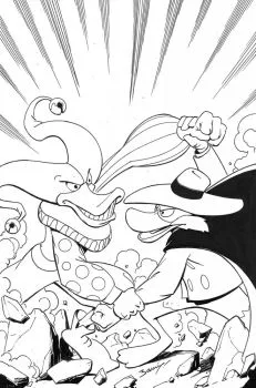 Cover of Mark Bagley Incentive B&W Virgin Variant (1:15)