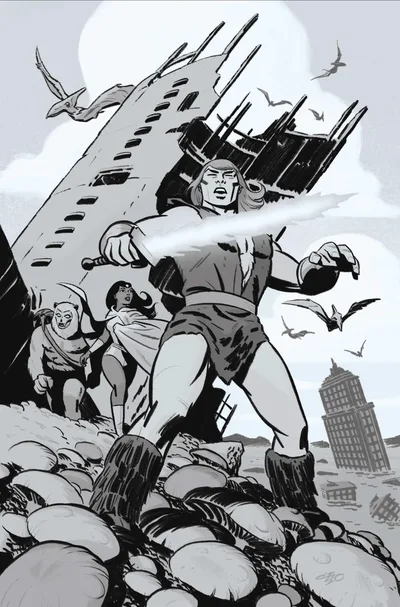 Cover of Cover H 1:15 Michael Cho Black & White Variant