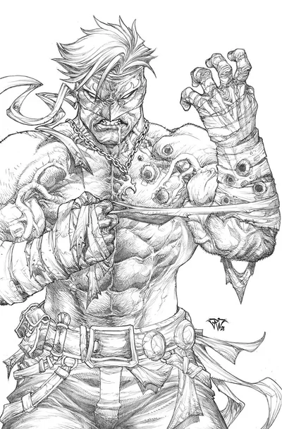 Cover of Cover E 1:50 Paolo Pantalena Black & White Virgin Variant