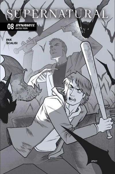 Cover of John Amor Black & White Incentive Variant (1:10)