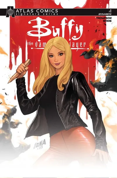 Cover of David Nakayama Atlas Edition Signed By Kelly Thompson Variant
