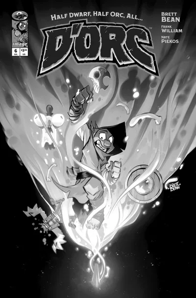 Cover of Cover C 1:25 Brett Bean Black & White Variant