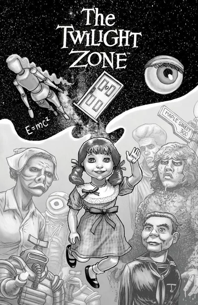 Cover of 1:10 Ryan Browne Black & White Variant