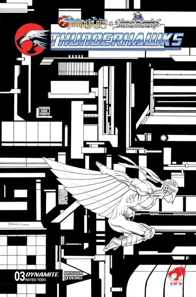 Cover of Declan Shalvey Black & White Variant