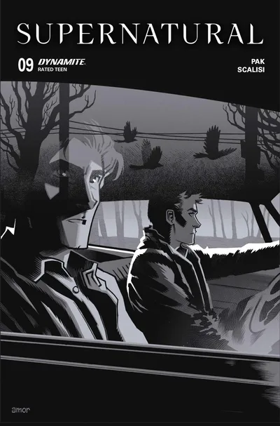 Cover of Cover H 1:10 John Amor Black & White Variant