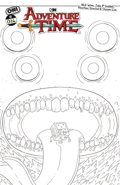 Cover of Cover E 1:20 Nick Winn Black & White Variant
