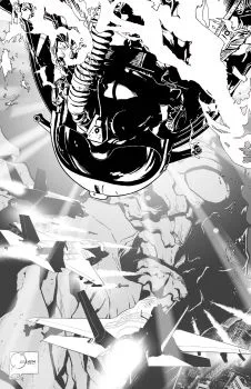 Cover of Cover F Joe Quesada Incentive B&W Variant (1:100)