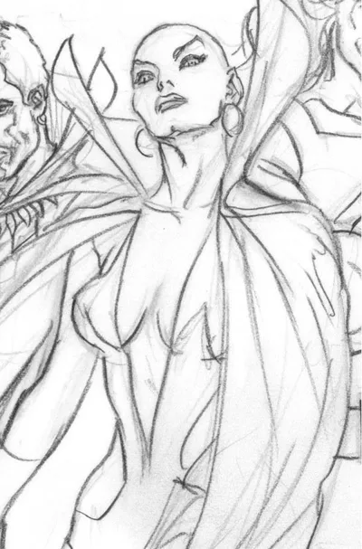 Cover of Cover F Alex Ross Incentive Timeless Sketch Virgin Variant (1:50)
