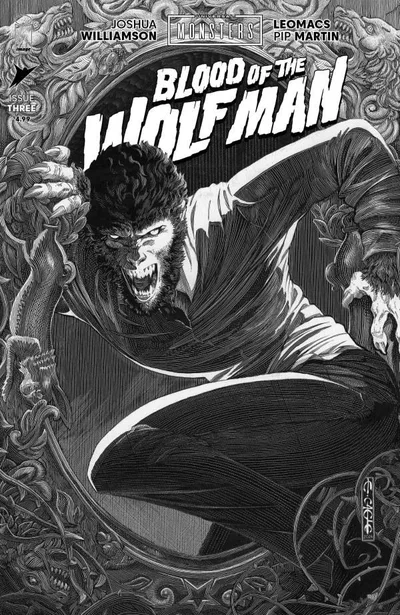 Cover of Cover D Evan Cagle B&w Classic Horror Incentive Variant (1:25)