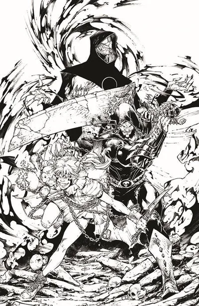 Cover of Cover C Brett Booth Black & White Virgin Variant
