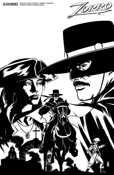 Cover of Cover D Jorge Fornes Cover D B&W Variant
