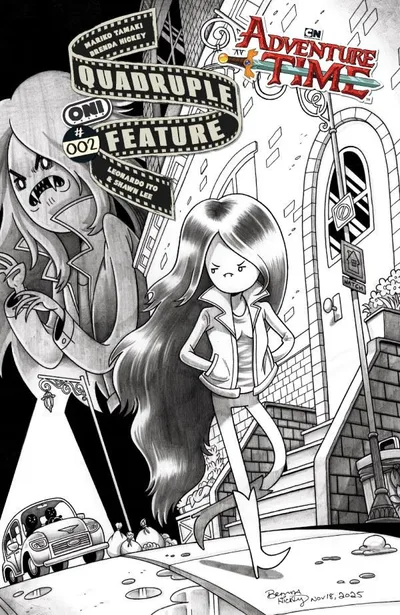 Cover of Cover D 1:20 Brenda Hickey Black & White Variant