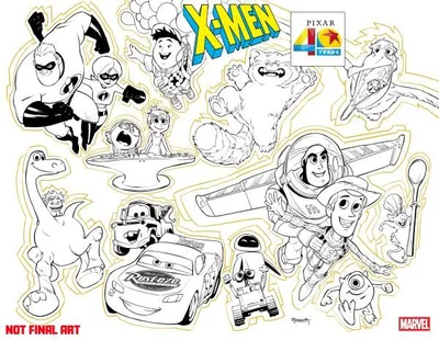 Cover of Cover D Roge Antonio Pixar 40th Variant