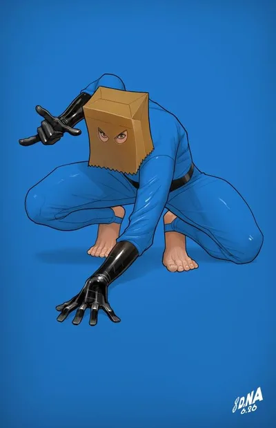 Cover of 1:50 David Nakayama Color Block Blue Virgin Variant