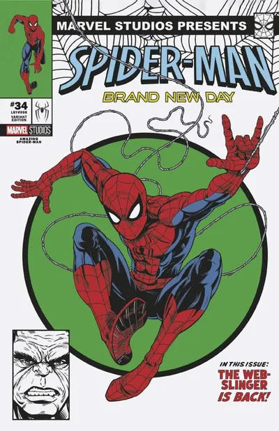 Cover of Cover F Adam Stafford Spider-Man: Brand New Day Marvel Studios Variant