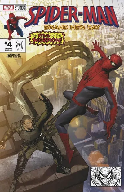 Cover of Cover C Jorge Molina Spider-man: Brand New Day Marvel Studios Variant
