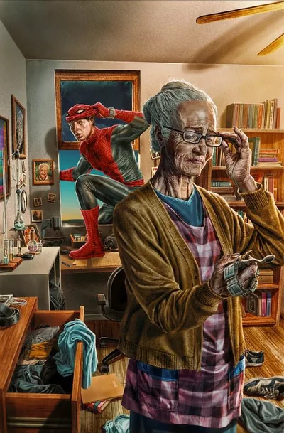 Cover of Cover G Lee Bermejo Amazing Visions Virgin Variant [1:100]
