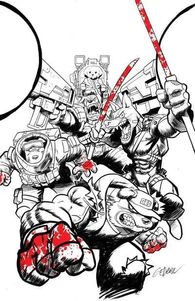 Cover of Cover J Juan Gedeon Bloody B&w Incentive Variant (1:100)